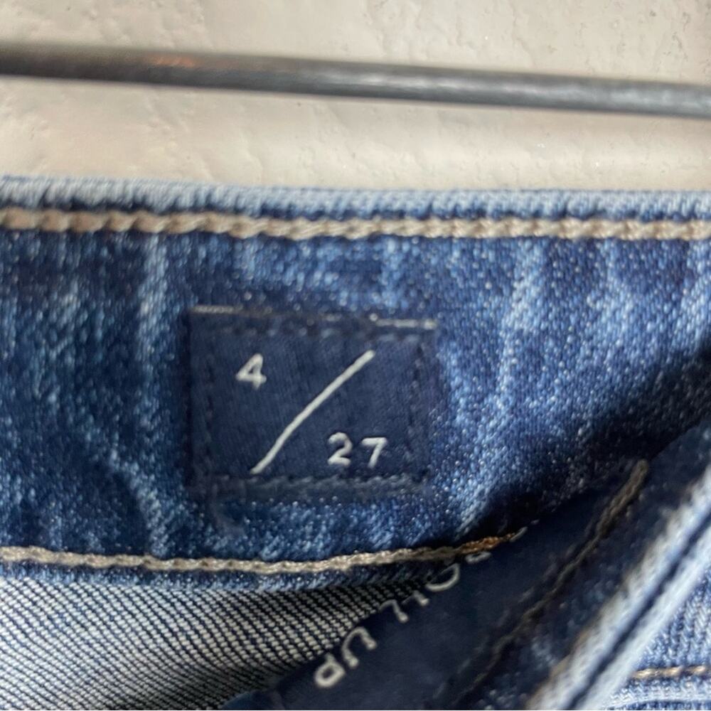 Lucky Brand Blue Denim The Roll Up Shorts 4 - Picture 5 of 9
